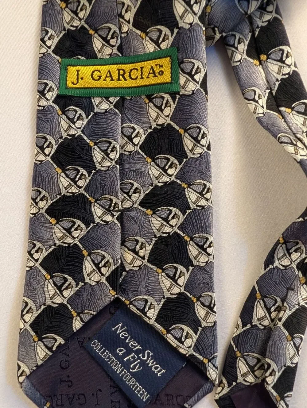 4 Men's Vintage Silk Ties by J. Garcia, Valentino, Vitaliano Pacaldi,  Unbranded
